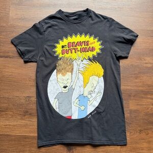 MTV Beavis and Butt-Head Graphic Tee - Black